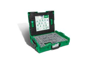 Cajas de montaje L-BOXX, Kit de tornillos con 16 dimensiones, Cabeza plana, T-STAR plus, 4CUT, WIROX - 5000009161019