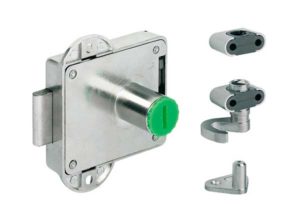 Cerradura de varilla giratoria,Häfele Symo Standard-Nova, Juego, Entrada 40 mm
