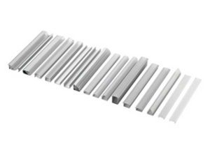 Set de muestra,Perfiles de aluminio Häfele Loox Longitud: 200 mm