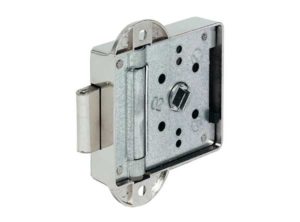 cerradura de varilla giratoria,Häfele Standard-Nova, Sistema de montaje 24 mm, Entrada 40 mm Fundición de zinc