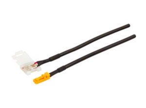 cable de alimentación, Con sistema insertable 12 V y clip, Para banda de silicona LED Loox de 10 mm 12 V Longitud: 2000 mm